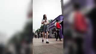 【CSCD】青JK女子大生がケーキ屋さんでケーキを購入、白下着姿で生ハメ ipcam 1